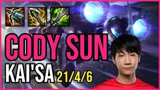 CODY SUN - KAI'SA vs. APHELIOS ADC | NA MASTER | PATCH 10.25