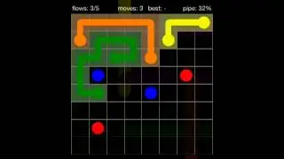Flow Free 8X8 walkthrough level 7