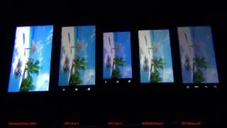 HTC One X vs. Samsung Galaxy Note vs. HUAWEI Honour vs. HTC One V vs. HTC Desire HD