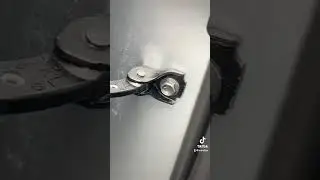Car door kept making noise when it was opened! #automobile #carscam #mechanic #easyfix