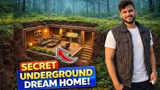 Man Builds an Underground Home With Bare Hands | Jungle Survival AI Film #ecovioralab #servival 