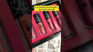 Plum Pack of 4 Combo Liquid Lipstick Swatches 💋