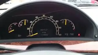 2000 Mercedes-Benz S500 Cold Start
