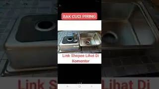 TERLARIS Bak Cuci Piring 1 Lubang Stainless 48 westafel Oki Kitchen Sink wastafel 48 x 42