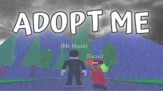 Relaxing Roblox Adopt Me Night Music with Rain 10 Minutes - Mr Mask