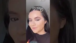 0-100 Makeup #makeup#nomakeup#halfmakeup#fullmakeup#fullglam#0to100#makeuptransformation#makeuplook