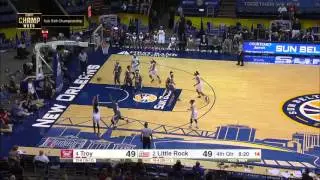 2016 Sun Belt Conference Women's Basketball Championship Highlights: Troy vs  Little Rock