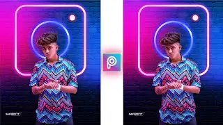 NEON - Instagram Viral Photo Editing | Neon Photo Editing | Neon Light Effect Editing | SaifiBoyYT