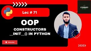 #71 __init__ python function and self parameter || Python Course For Absolutely Beginners