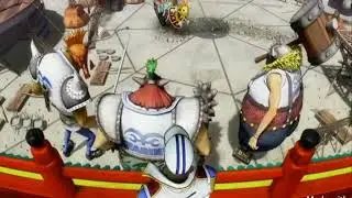 ONE PIECE : moment kru mugiwara vs giant marine