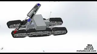 Custom design service for a mine rescue robot climbs a 70 degree slope