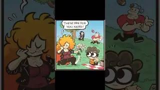 Nerd gets a flower for the first time [Nerd and Jock comic ep 292]