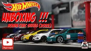 UNBOXING HOT WHEELS CIVIC SERIES 2022