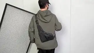Fashionable Men's Chest Bag - Versatile and Unique Design, Ample Storage Space