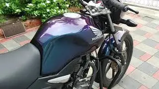Chameleon paint on bike upgraded unicorn 2015