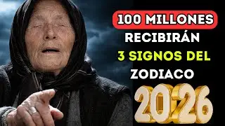 Baba Vanga predijo: 100 millones recibirán 3 signos del zodiaco en 2026.