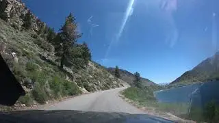LUNDY LAKE, Driving from campground to end of the lake