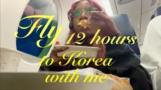 Fly with me to korea (12 hours in 7 minutes)