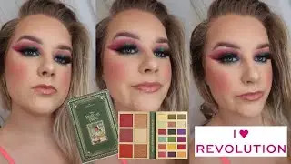 I HEART REVOLUTION X DISNEY PRINCESS & THE FROG TIANA FACE PALETTE - REVIEW, SWATCHES | AMBER HOWE