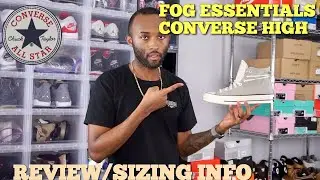 Fear Of God Essentials Converse Chuck Taylor Grey  Review/Sizing Info