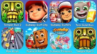 Temple Run 2,Subway Surf City,Subway Surf,Tom Gold Run,Bus Rush,Brainrot Runer,Subway Princes,Temple
