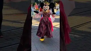 Princess Minnie Mouse runs for HUG!