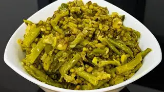 Protein Packed Long Beans & Green Gram Stir Fry | Karamani Pacha Payaru Poriyal | Healthy Side Dish