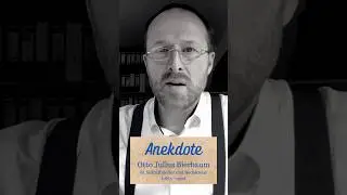 Anekdote &uuml;ber Otto Julius Bierbaum ... Rebente ... (#shorts)