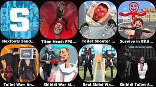 Nextbots Sandbox,Titan Head FPS Shooting,Toilet Shooter FPS Mafia City,Toilet War Another Reality