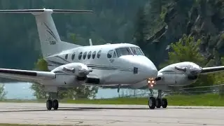 Beechcraft Super King Air 200 take off