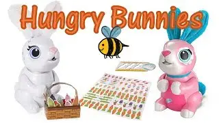 Zoomer | Hungry Bunnies, Chewy & Shreddy - Feeding Interactive Robotic Toys | Fun Play 4K Kids Video