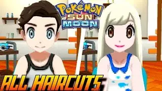 Pok&eacute;mon Sun and Moon - All Haircuts + Colors (Male & Female)