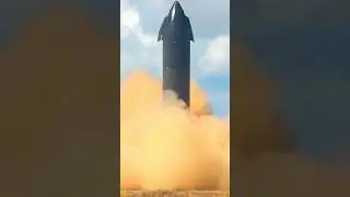 First static fire test of all six Raptor engines on #Starship 🔥 #Shorts 📸: Lab Padre on YouTube