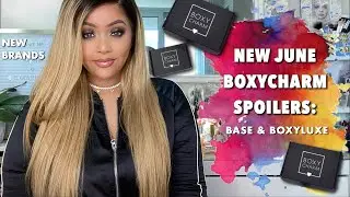 NEW BOXYCHARM JUNE 2020 SPOILERS : BASE AND BOXYLUXE || NEW  BRANDS FEATURED