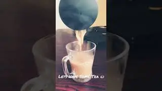 How 2 Fill Glass Of Tea ☕️ #shorts