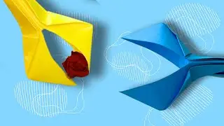 Manualidades con papel. Origami tutorial de papel