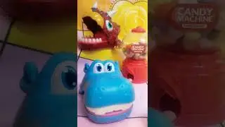 Asmr Hippo loves Assorted Chocolates_3 #millionviews #candymachine #asmrshorts #gumball #toys #gum