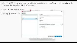 Primavera P6 Database Configuration