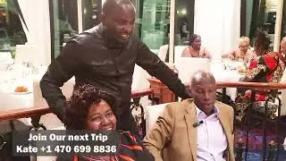 Bishop Peter Gatimu & Mrs Rosemary Gatimu 1st dinner in the Cruise - The 12 Floor Ship