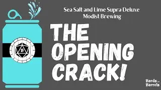 The Opening Crack - Craft Beer Review: Sea Salt and Lime Supra Deluxe Premium Lager