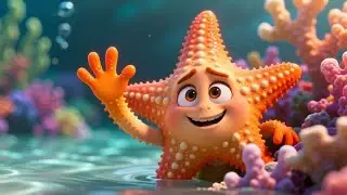 The Shy Starfish Wave Hello | Cute Ocean Rhyme for Kids | Nursery Rhymes & Sing-Alongs