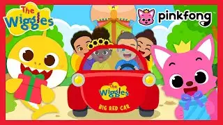 In the Big Red Car We Like to Ride! 🚗 Australian Animals with The Wiggles @Pinkfong & @BabyShark