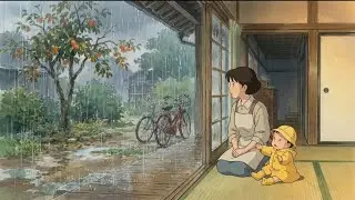 Rain in Chia&rsquo;s Garden &ndash; An Evening of Gentle Showers (雨のやさしい夕れ) | Lofi Piano & Cozy Anime Ambience