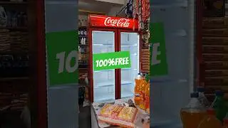 Coca cola New double door Fridge for shop #cocacola #shorts