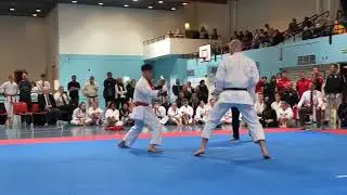 Men&rsquo;s Kumite Final at JKA Karate National Championships 2019