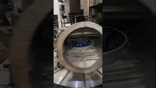Gate valve machining with Vertical Boring Mill  #engplatform