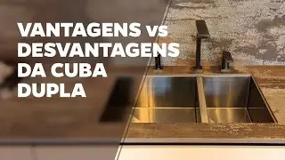 CUBA DUPLA PARA COZINHA