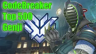 CodeBreaker Pro Genji Gameplay POTG - Top 500 Overwatch Season 19