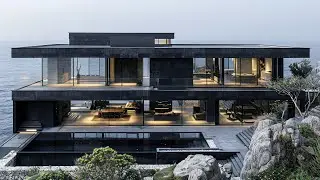 This Ultra Modern Black Concrete House Is What Dreams Are Made Of&mdash;Take the Full Tour!