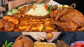 Mukbang 🔥 spicy🥵|Chicken curry🍗|Egg curry🍛|mutton curry🍛| #mukbang #asmr #spicyfood #food #eating 